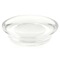 Round Soap Dish Made From Thermoplastic Resins in Transparent Finish